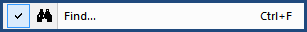 SI Editor's Toolbar Find button