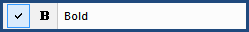 Illustration SI Editor's Toolbar Bold button