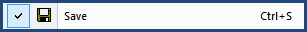 Illustration SI Editor's Toolbar Save button