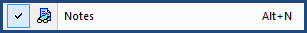 Illustration SI Editor's Toolbar Show Notes button