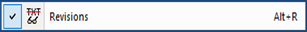 Illustration SI Editor's Toolbar Show Revisions button