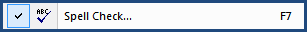 SI Editor's Toolbar Spell Check button