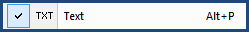 Illustration SI Editor's Tagsbar TXT button