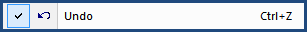 Illustration SI Editor's Toolbar Undo button