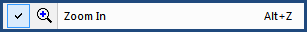 Illustration SI Editor's Toolbar Zoom In button