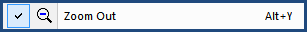 Illustration SI Editor's Toolbar Zoom Out button