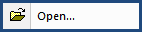SI Editor's Toolbar Open button Illustration SI Editor's Toolbar Open button