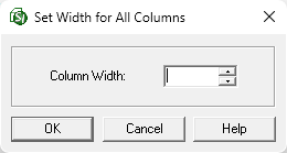 Illustration SI Editor's Table Menu - Column Width