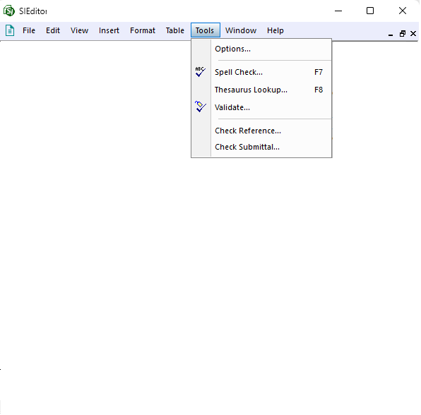 SI Editor's Tool Menu Illustration SI Editor's Tool Menu