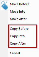 SI Editor Navigator's Right-Click Copy Commands Illustration SI Editor Navigator's Right-Click Copy Commands