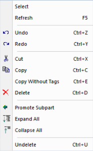 SI Eidtor's Navigator Right-Click Menu Illustration SI Eidtor's Navigator Right-Click Menu