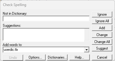SI Editor's Tools Menu - Spell Check: Check Spelling Illustration SI Editor's Tools Menu - Spell Check: Check Spelling