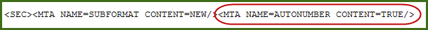 Example Automatic Numbering Meta Data Tags Illustration Automatic Numbering Meta Data Tags