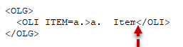 Illustration Step 1 Adding New Ordered List Levels