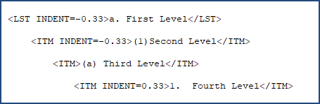 Manual Ordered List With Tags Visible Illustration Manual Ordered List With Tags Visible
