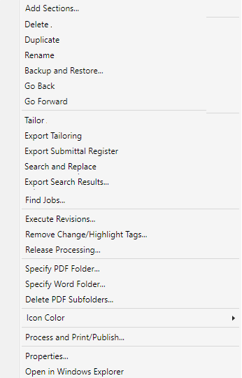 Illustration SI Explorer's Left Pane Right-click Menu