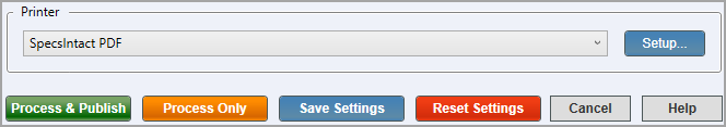 SI Explorer's File Menu - Process and Print/Publish Common Controls Illustration SI Explorer's File Menu - Process and Print/Publish Common Controls