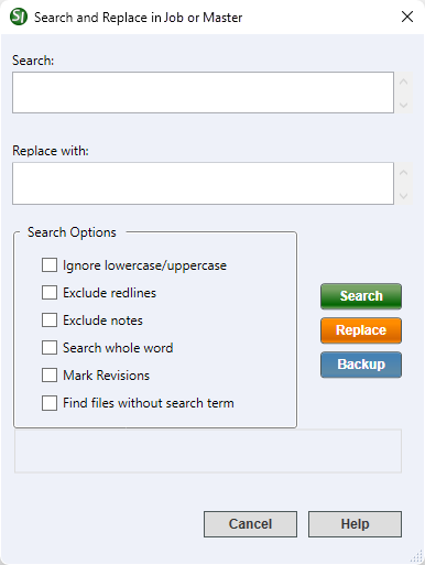 SI Explorer's File Menu - Search and Replace SI Explorer's File Menu - Search and Replace