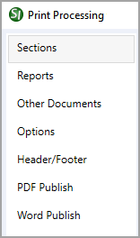 SI Explorer's File Menu - Process Print and Publish Illustration