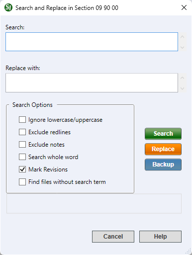 SI Explorer's File Menu - Search and Replace SI Explorer's File Menu - Search and Replace
