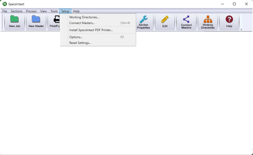 Illustration SI Explorer's Setup Menu